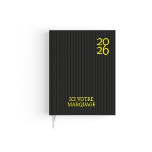 AGENDA EMBOITE HARMONIE 2026 - MINI 90 x 165 mm - COUVERTURE ACIER AVEC PELLICULAGE SOFT TOUCH - TRANSFERT A CHAUD 9