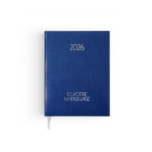 AGENDA EMBOITE PARIS 2026 - MINI 90 x 165 mm - COUVERTURE VERTE - TRANSFERT A CHAUD - 4 PAGES (2 FEUILLES) QUADRI EN DEBUT D'AGENDA 5