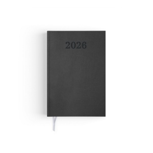AGENDA EMBOITE PREMIUM 2026 - MINI 90 x 165 mm - COUVERTURE BLEUE - THERMOVIRANT - 2 PAGES (1 FEUILLE) QUADRI EN DEBUT D'AGENDA 6