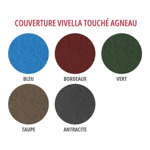 AGENDA EMBOITE PREMIUM 2026 - MINI 90 x 165 mm - COUVERTURE BLEUE - THERMOVIRANT - 4 PAGES (2 FEUILLES) QUADRI EN DEBUT D'AGENDA 17