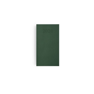 AGENDA EMBOITE PREMIUM 2026 - MINI 90 x 165 mm - COUVERTURE BORDEAUX - THERMOVIRANT 15