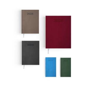 AGENDA EMBOITE PREMIUM 2026 - MINI 90 x 165 mm - COUVERTURE BORDEAUX - THERMOVIRANT
