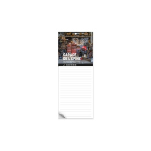 BLOC SUSPENDU MAGNETIQUE - MAXI 205x310mm - SANS DECOUPE - BLOC 30 FEUILLETS COULEUR - BLOC NOTES 2