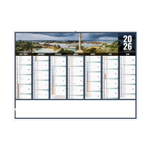 LIBERTE BRETAGNE 2026 - MIDI 430 x 335 mm - CC REMBORDE - SANS MARQUAGE - 1 TROU EN TETE 2