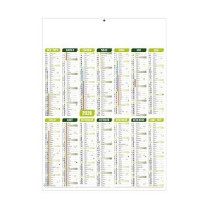 MARIANNE VERT 2026 - MIDI 335 x 430 mm - CC REMBORDE - VERSO URGENCE - SANS MARQUAGE - IDENTIQUE RECTO VERSO