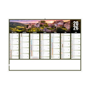 LIBERTE BOURGOGNE-FRANCHE-COMTE 2026 - STANDARD 550 x 405 mm - CC REMBORDE - SANS MARQUAGE - 2 OEILLETS CORDON 2