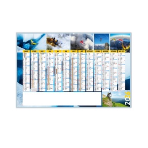 INTENSE 2026 - MAXI 650 x 405 mm - CC REMBORDE - DOS FRANCE REGIONS - SANS MARQUAGE - 2 OEILLETS CORDON