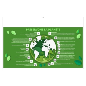 LIBRE CHOIX NORMAND 2026 - MAXI 650 x 405 mm - CC REMBORDE - DOS ECOGESTES - SANS MARQUAGE - 1 TROU EN TETE 10