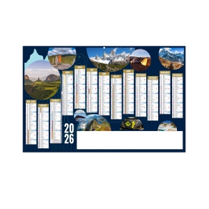 RICHESSES 2026 - MAXI 650 x 405 mm - CC REMBORDE RECTO SEUL - SANS MARQUAGE - 1 TROU EN TETE