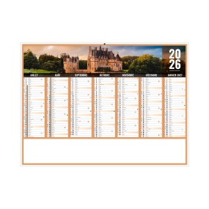 LIBERTE PAYS-DE-LOIRE 2026 - MIDI 430 x 335 mm - CC REMBORDE - MARQUAGE 1 COULEUR - DIFFERENT RECTO VERSO - 1 TROU EN TETE 3
