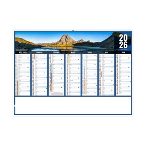 LIBERTE NOUVELLE-AQUITAINE 2026 - STANDARD 550 x 405 mm - CC REMBORDE - MARQUAGE 1 COULEUR - IDENTIQUE RECTO VERSO - 2 OEILLETS CORDON 2
