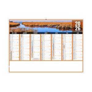 LIBERTE PAYS-DE-LOIRE 2026 - STANDARD 550 x 405 mm - CC REMBORDE - MARQUAGE 1 COULEUR - IDENTIQUE RECTO VERSO - 2 OEILLETS CORDON 2
