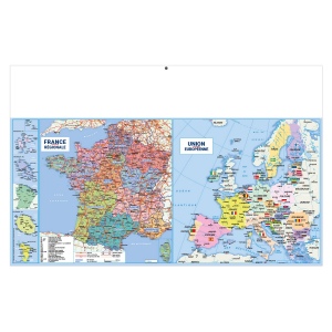 JACKY 2026 - MAXI 650 x 405 mm - CC REMBORDE - DECOUPE - DOS VIERGE - MARQUAGE 1 COULEUR - 1 TROU EN TETE 10