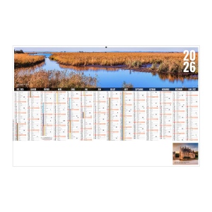 LIBRE CHOIX LIGERIEN 2026 - MAXI 650 x 405 mm - CC REMBORDE - DOS URGENCE - MARQUAGE 1 COULEUR - DIFFERENT RECTO VERSO - 2 OEILLETS CORDON