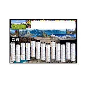 TOUR DU MONDE 2026 - MAXI 650 x 405 mm - CC REMBORDE - DOS ECOGESTES - MARQUAGE 1 COULEUR - DIFFERENT RECTO VERSO - 2 OEILLETS CORDON