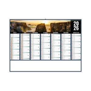 LIBERTE BRETAGNE 2026 - MIDI 430 x 335 mm - CC REMBORDE - MARQUAGE QUADRI - DIFFERENT RECTO VERSO - 1 TROU EN TETE 3