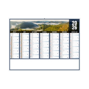 LIBERTE GRAND-EST 2026 - STANDARD 550 x 405 mm - CC REMBORDE - MARQUAGE QUADRI - DIFFERENT RECTO VERSO - 1 TROU EN TETE 3