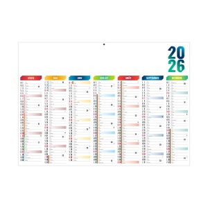 SCO-ARLEQUIN 2026 - STANDARD 550 x 405 mm - CC REMBORDE - MARQUAGE QUADRI - IDENTIQUE RECTO VERSO - 2 OEILLETS CORDON 3