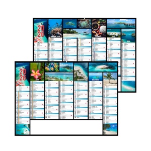 JEANNE 2026 - STANDARD 550 x 405 mm - CC REMBORDE - MARQUAGE QUADRI ET PHOTOS PERSONNALISEES - SANS VERNIS SELECTIF - 1 TROU EN TETE
