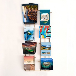 CARTE POSTALE - CARREE 140 x 140 mm - 380G SATIMAT - IMPRESSION QUADRI RECTO SEUL - PELLICULAGE MAT RECTO SEUL