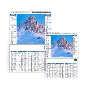 2EN1 - CALME 2026 - SMALL 330 x 470 mm - MARQUAGE 1 COULEUR