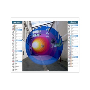 2EN1 - URBAIN 2026 - SMALL 330 x 470 mm - MARQUAGE 1 COULEUR 2