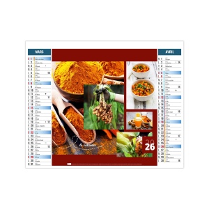 2EN1 - BOUQUET 2026 - SMALL 330 x 470 mm - MARQUAGE QUADRI 3