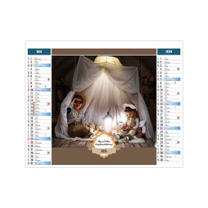 2EN1 - ENFANTS 2026 - SMALL 330 x 470 mm - MARQUAGE QUADRI 4