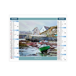 2EN1 - AQUARELLE 2026 - SMALL 330 x 470 mm - MARQUAGE QUADRI 7