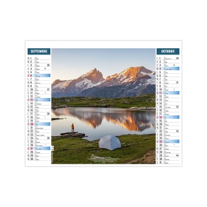 2EN1 - CALME 2026 - XXL 474 x 700 mm - MARQUAGE 1 COULEUR 6