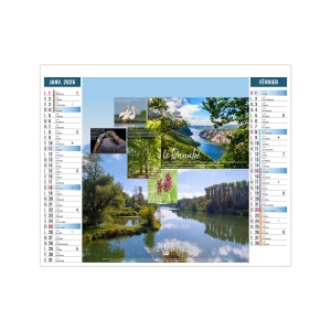 2EN1 - DEBIT 2026 - XXL 474 x 700 mm - MARQUAGE QUADRI 2