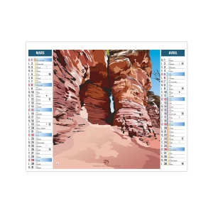 2EN1 - DECOUVERTES 2026 - XXL 474 x 700 mm - MARQUAGE QUADRI 3