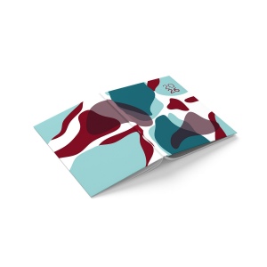 SEMAINIER EMBOITE DOS CARRE COUSU COLLE 2026 - 210X270MM - 1 ET 4 DE COUV QUADRI + MOUSSE SUR 1ERE + PELLI BRILLANT - SEMAINIER 144 PAGES + ATLAS + PERFO DES ANGLES + SIGNET 6