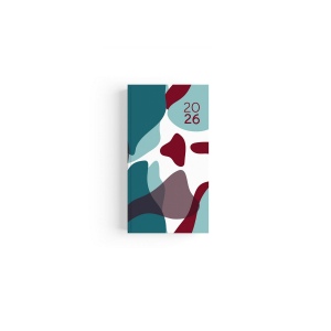 SEMAINIER EMBOITE DOS CARRE COUSU COLLE 2026 - 210X270MM - 1 ET 4 DE COUV QUADRI + MOUSSE SUR 1ERE + PELLI BRILLANT 1 FEUILLET PERSONNALISE EN DEBUT D'AGENDA COUVERTURE QUADRI - SEMAINIER 144 PAGES + ATLAS + PERFO DES ANGLES + SIGNET 5