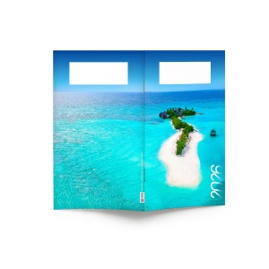 AGENDA ECO POCHE 2026 - THEME DECO-4 - 95 x 165 mm - QUINZAINIER 64 PAGES - COUVERTURE 380g QUADRI PAGES 1 ET 4 - PELLICULAGE BRILLANT RECTO - PIQURE 2 POINTS METAL 5
