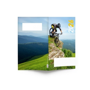 AGENDA ECO POCHE 2026 - THEME EXTREME-1 - 95 x 165 mm - QUINZAINIER 64 PAGES - COUVERTURE 380g QUADRI PAGES 1 ET 4 - PELLICULAGE BRILLANT RECTO - PIQURE 2 POINTS METAL 2