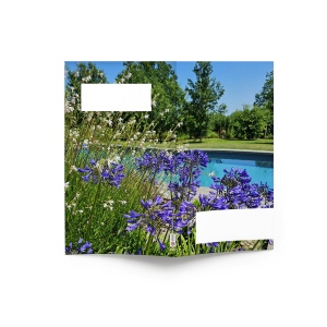 AGENDA ECO POCHE 2026 - THEME JARDIN-4 - 95 x 165 mm - QUINZAINIER 64 PAGES - COUVERTURE 380g QUADRI PAGES 1 ET 4 - PELLICULAGE BRILLANT RECTO - PIQURE 2 POINTS METAL 3