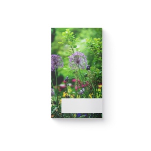 AGENDA ECO POCHE 2026 - THEME JARDIN-4 - 95 x 165 mm - QUINZAINIER 64 PAGES - COUVERTURE 380g QUADRI PAGES 1 ET 4 - PELLICULAGE BRILLANT RECTO - PIQURE 2 POINTS METAL