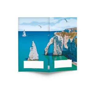 AGENDA ECO POCHE 2026 - THEME VINTAGE-2 - 95 x 165 mm - QUINZAINIER 64 PAGES - COUVERTURE 380g QUADRI PAGES 1 ET 4 - PELLICULAGE BRILLANT RECTO - PIQURE 2 POINTS METAL 3