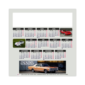 MAG DESIGN CAR 2026 - MINI MAGNET 140 x 140 mm - QUADRI 3