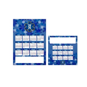 MAG CROIX BLEUE 2026 - MAXI MAGNET 150 x 210 mm - QUADRI