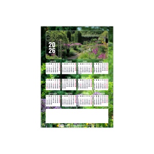 MAG JARDIN 2026 - MAXI MAGNET 150 x 210 mm - QUADRI 2