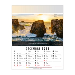 CELINE 2026 - 12 FEUILLETS - BLOC ET DOS VIDE POCHE AGRAFES MARQUAGE QUADRI 13