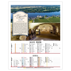 LOUIS 2026 - 6 FEUILLETS - SPIRALE - MARQUAGE QUADRI 3