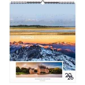 LA FRANCE PANORAMIQUE 2026 - XXL 474 x 580 mm - MARQUAGE 1 COULEUR