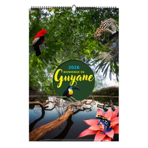 BIENVENUE EN GUYANE 2026 - 6 FEUILLETS - RELIURE BAGUETTE - MARQUAGE 1 COULEUR