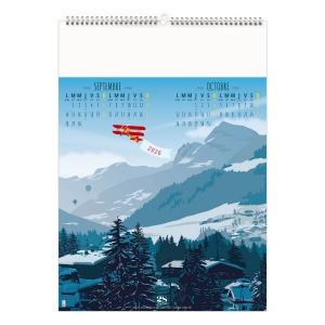 TOUR DE FRANCE VINTAGE 2026 - 6 FEUILLETS - RELIURE BAGUETTE - MARQUAGE 1 COULEUR 8