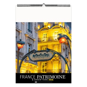 FRANCE PATRIMOINE 2026 - 6 FEUILLETS - RELIURE BAGUETTE - MARQUAGE QUADRI - PAGE DE GARDE NON REPIQUÉE 2
