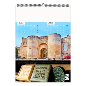 FRANCE PATRIMOINE 2026 - 6 FEUILLETS - RELIURE BAGUETTE - MARQUAGE QUADRI - PAGE DE GARDE NON REPIQUÉE 6