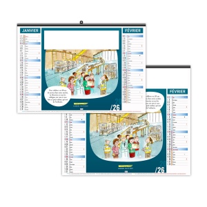 ILLUSTRE ECO - RIRE 2026 - XXL 480 x 420 mm
